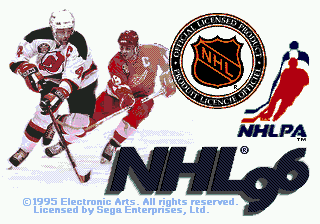 NHL 96 screenshot 3 for Sega Mega Drive